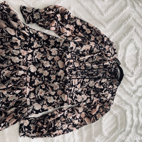 NEW Bardot Floral Chiffon Mini Dress x REVOLVE - Picture 3 of 4